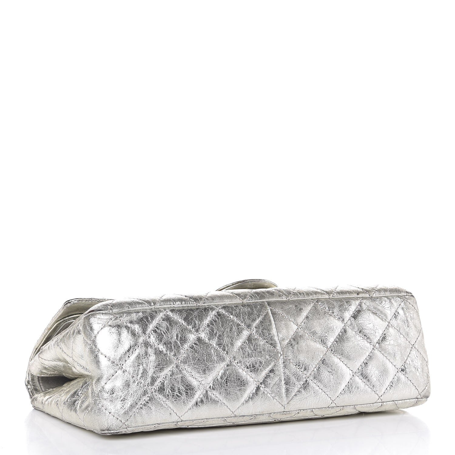 Chanel Metallic Aged Calfskin Quilted 2.55 Reissue 227 Flap Silver 5 of 22
