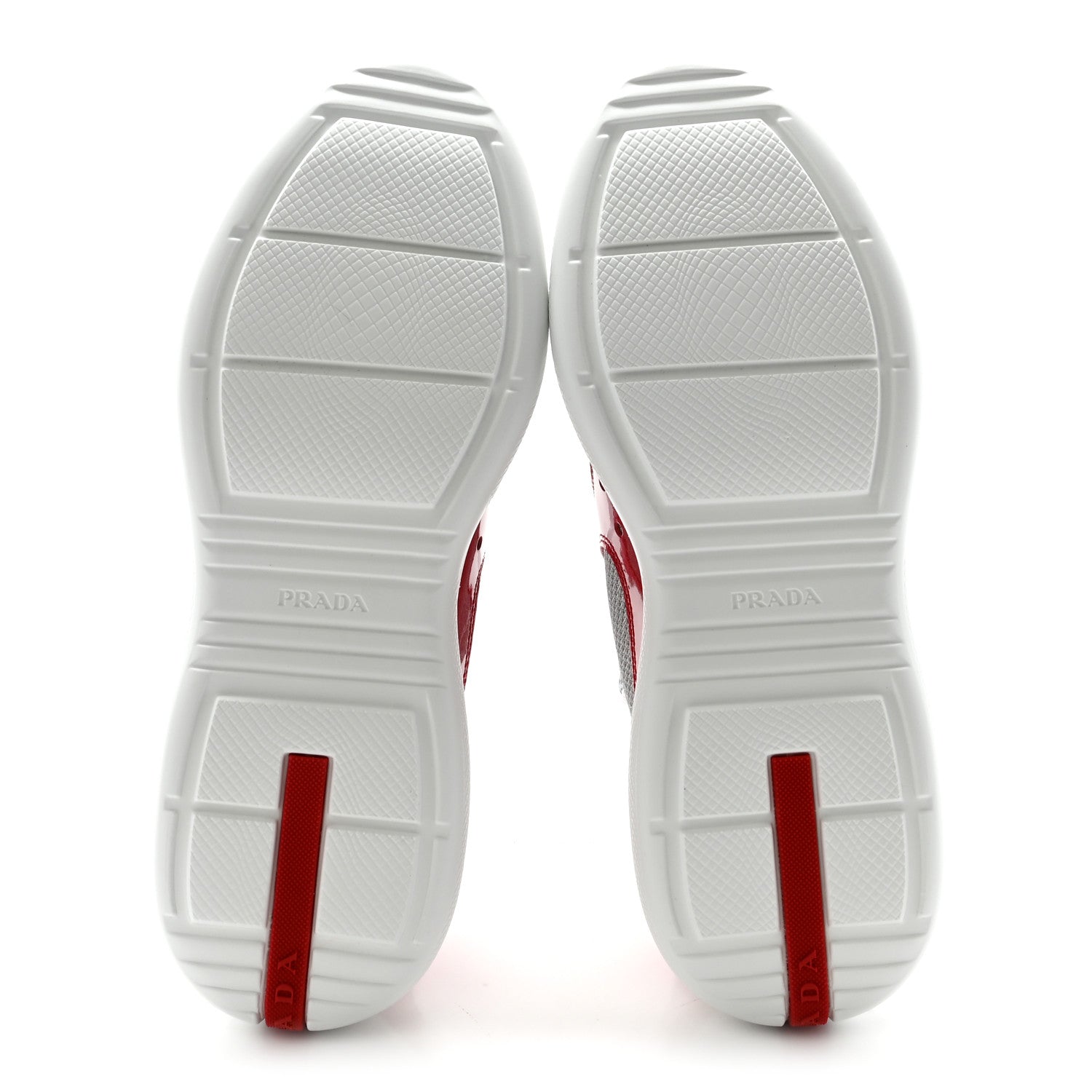 Prada Patent Mens America's Cup Patchwork Sneakers 9 Red 37.5 Red 6 of 10