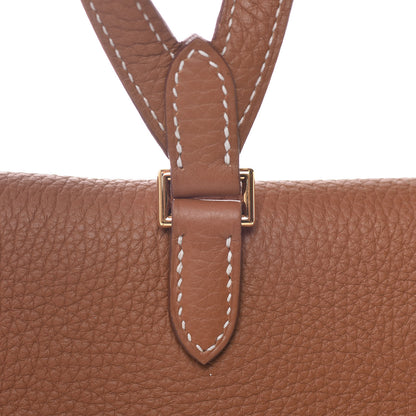 Hermes Togo Kelly Ado Backpack Gold 27 of 31