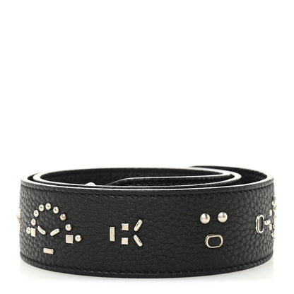 Fendi Cuoio Romano Metal Studs Strap You Black 2 of 3
