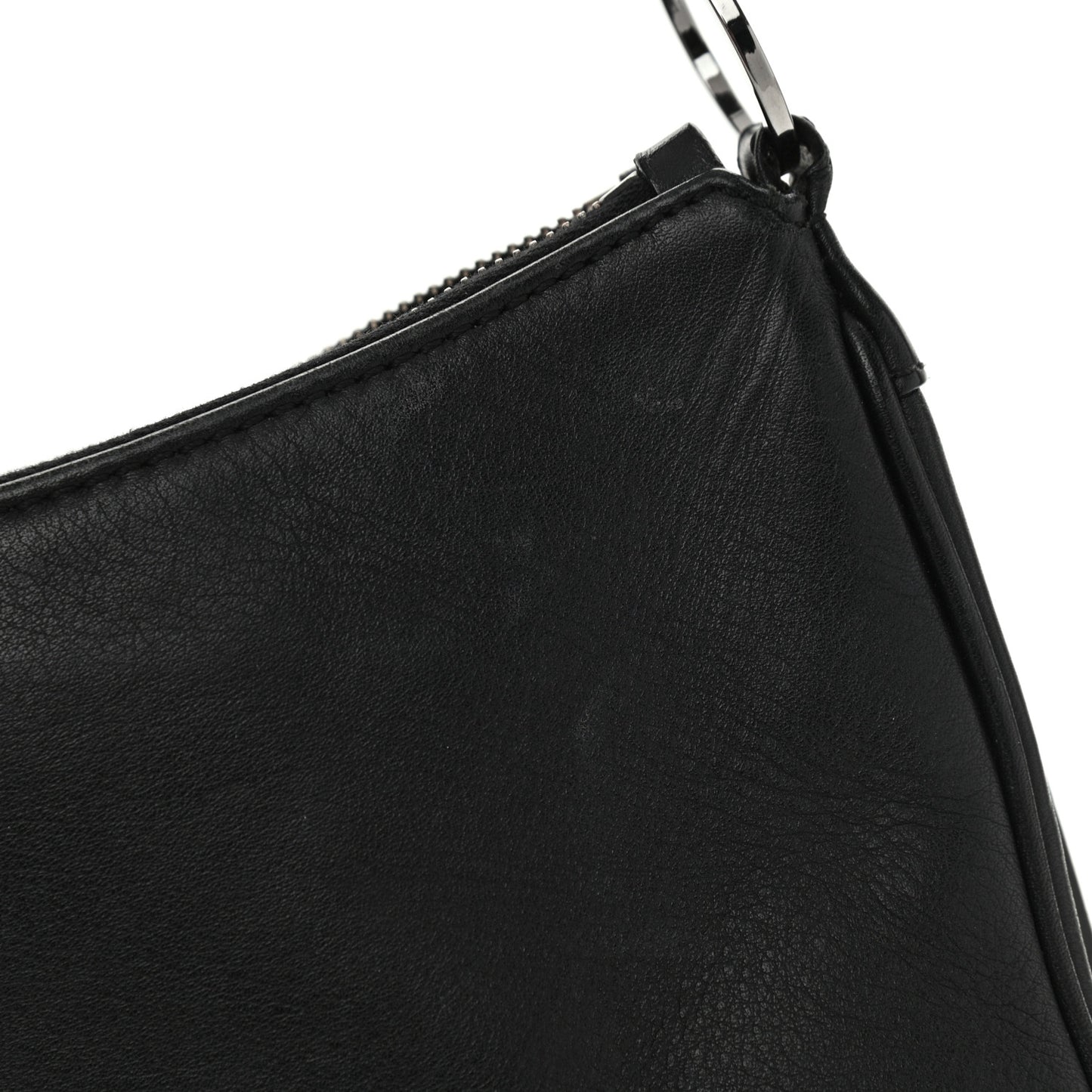 Calfskin Shoulder Bag Black