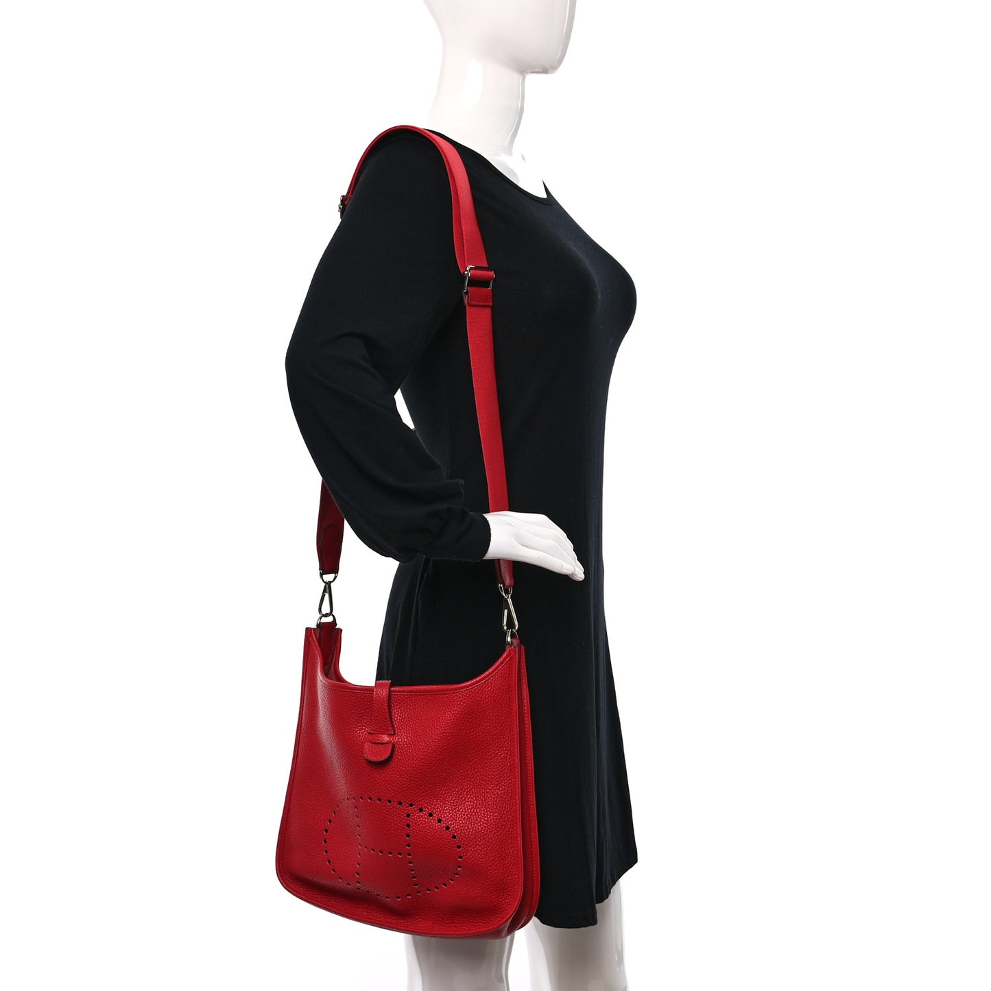 Taurillon Clemence Evelyne III PM Rouge Casaque