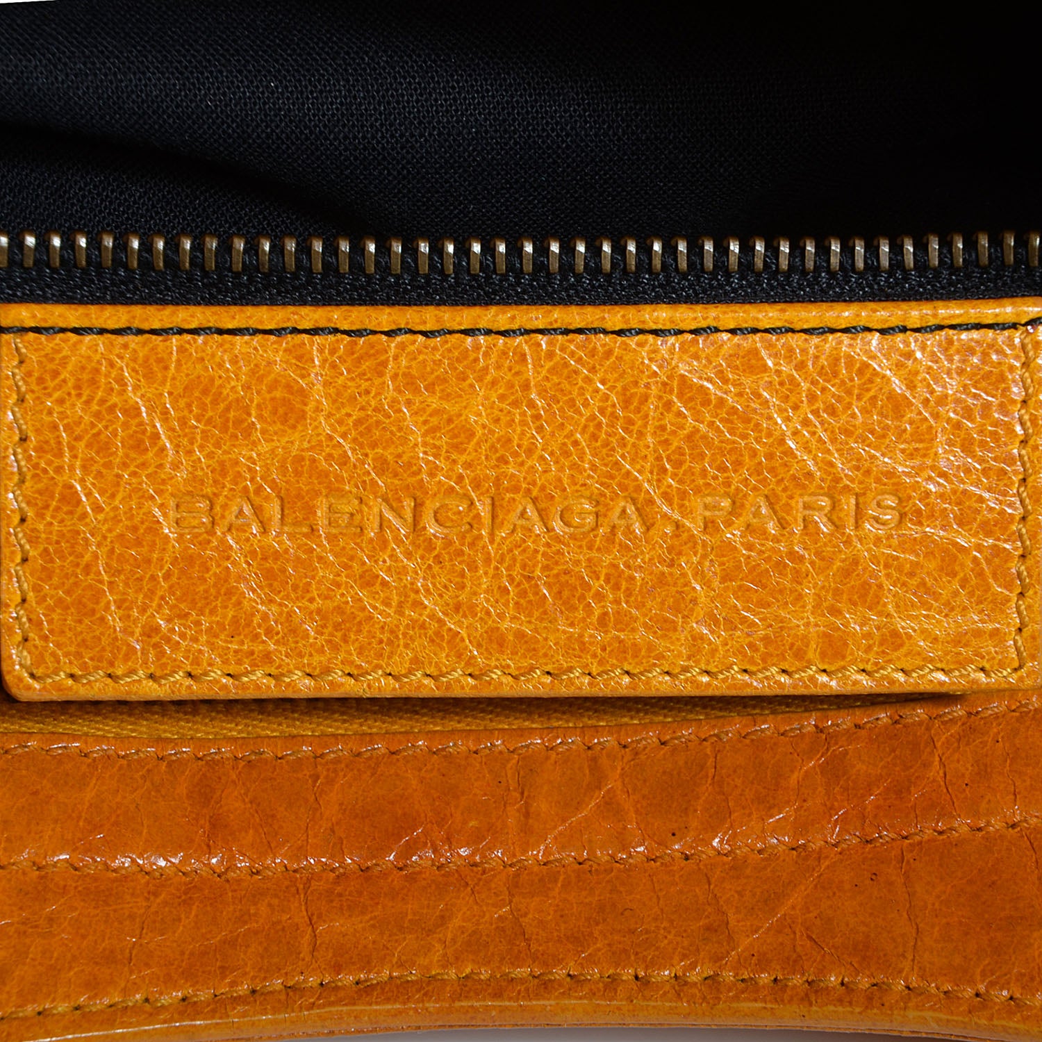 Balenciaga Chevre Classic Hardware Step Bag Marigold 6 of 11