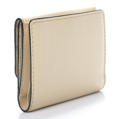 Chloe Grained Calfskin Marcie Square Wallet Blondie Beige 3 of 9