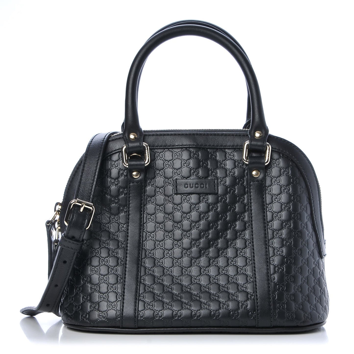Microguccissima Mini Dome Bag Black