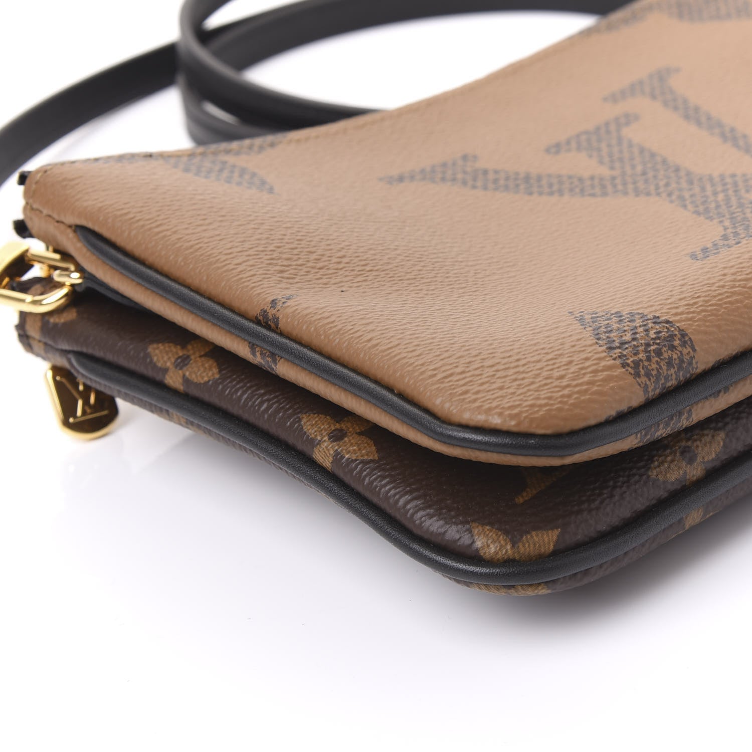 Louis Vuitton Reverse Monogram Giant Double Zip Pochette 5 of 9