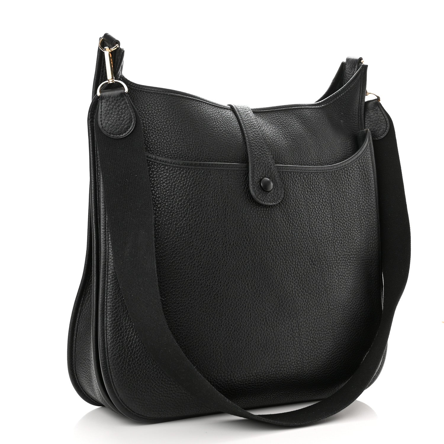 Hermes Taurillon Clemence Evelyne II TGM Black 2 of 10