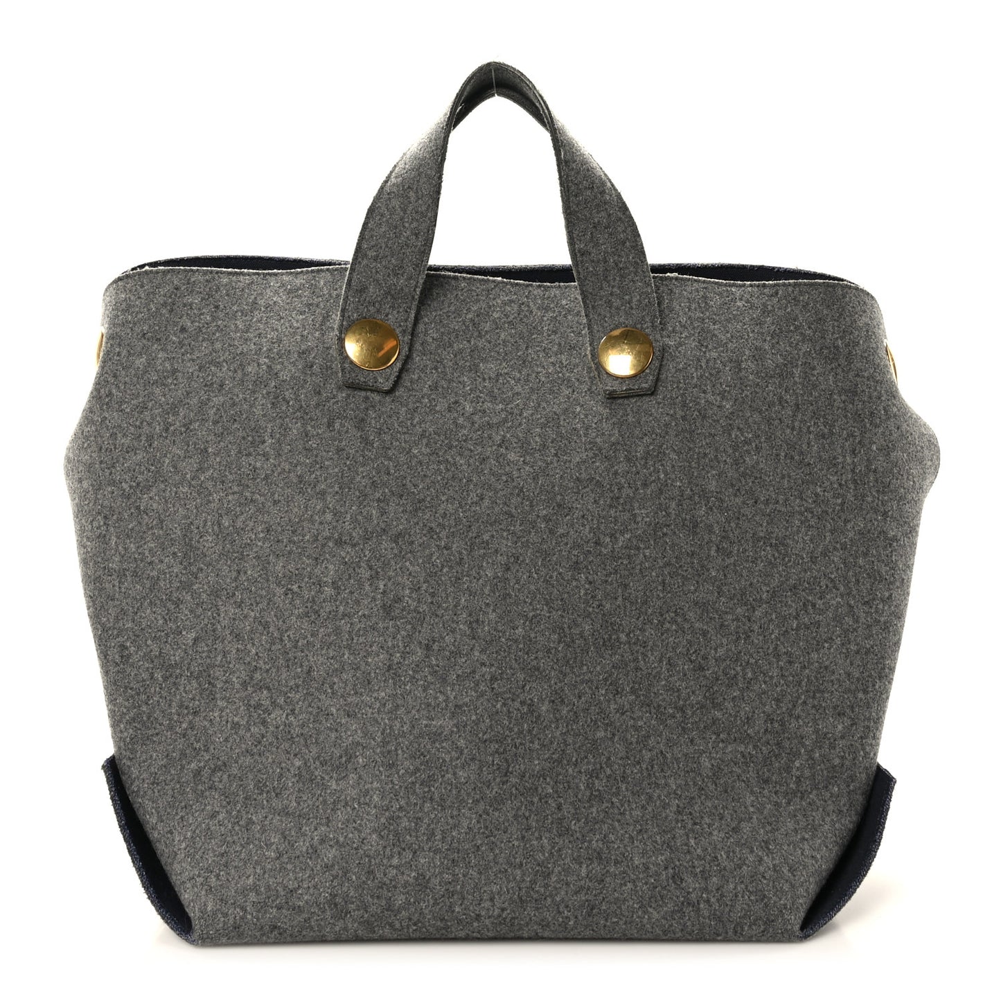 Wool Felt Orb Bag Grey
