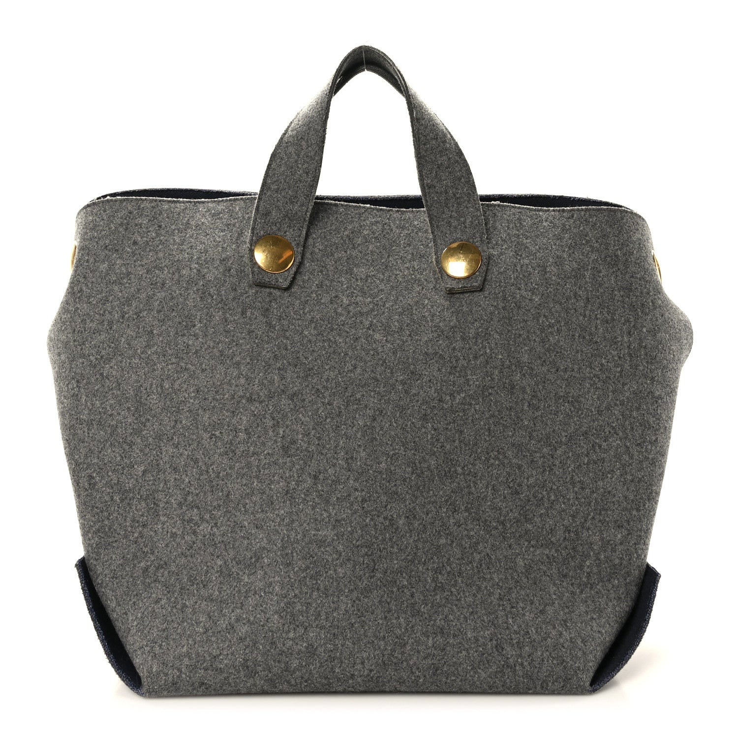Celine Wool Felt Orb Bag Grey 1 of 8