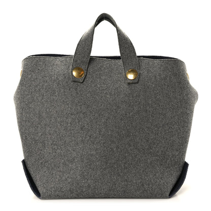 Celine Wool Felt Orb Bag Grey 1 of 8