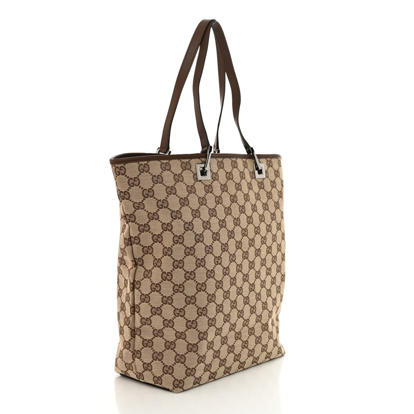 Monogram Large Bucket Tote Dark Brown