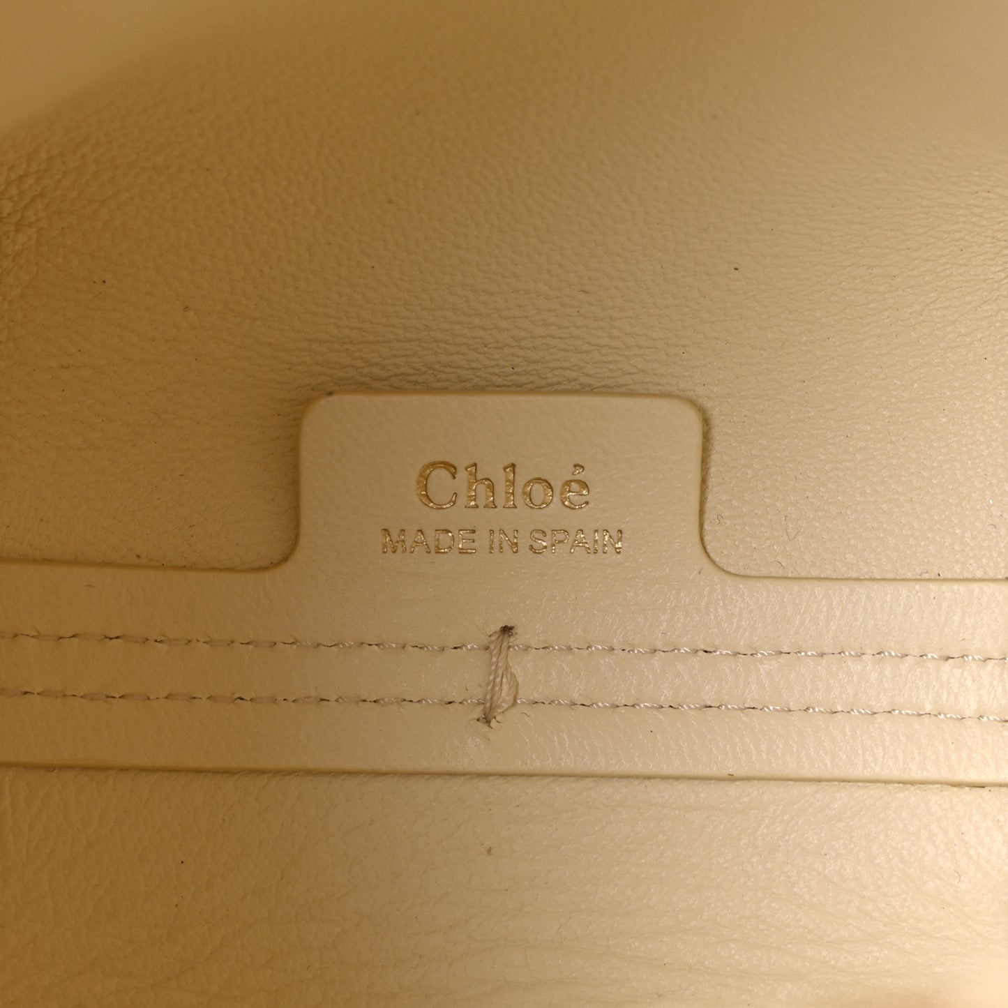 Grained Calfskin Micro Marcie Bucket Bag Misty Ivory