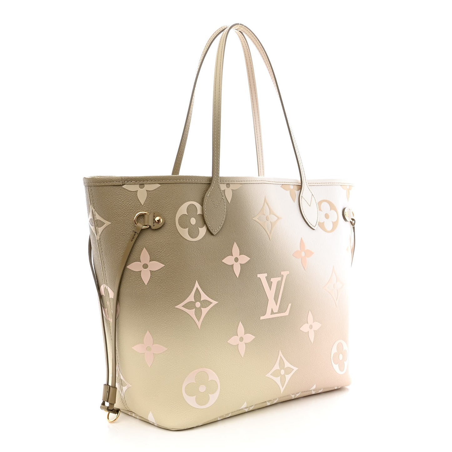Monogram Giant Spring In The City Neverfull MM Sunset Kaki