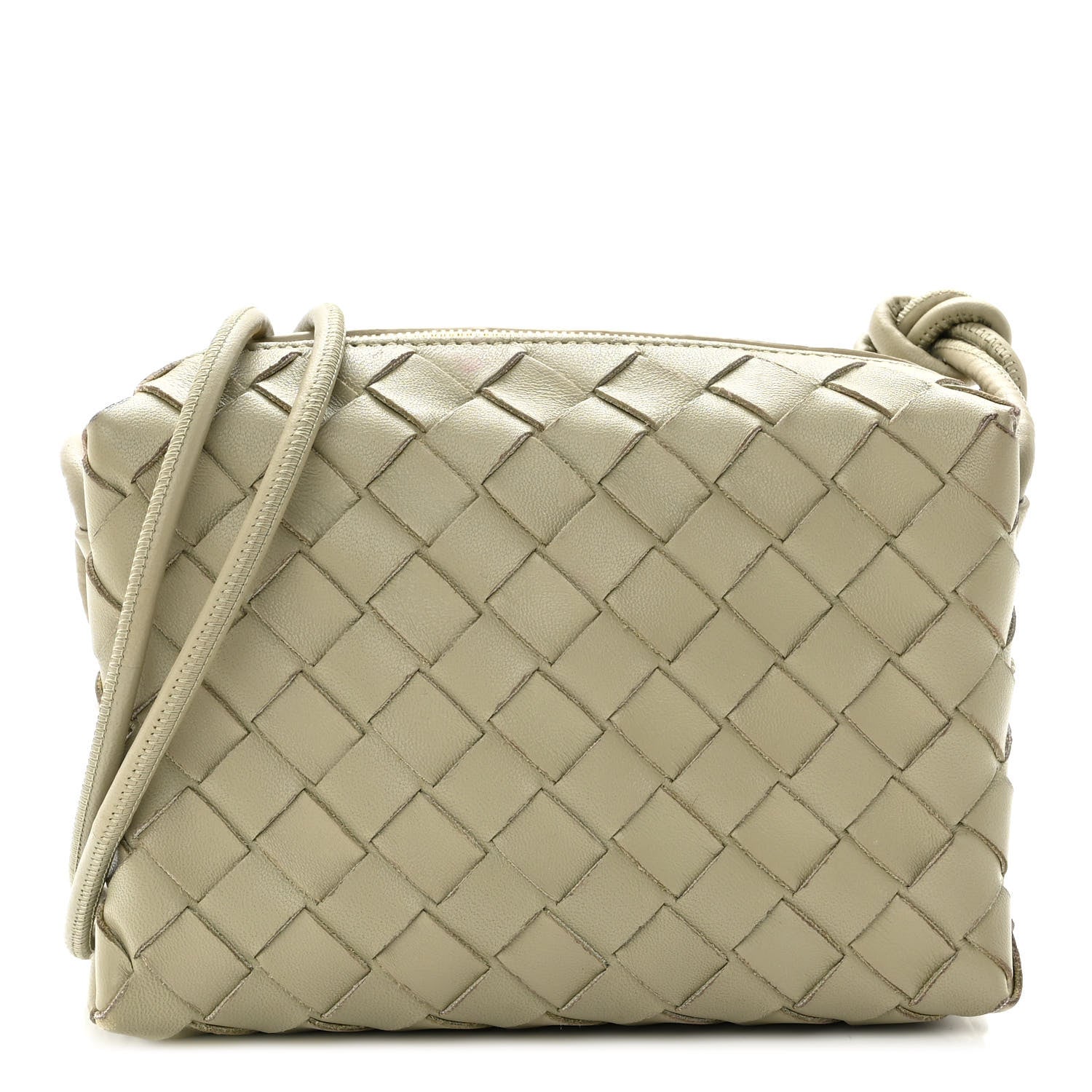 Bottega Veneta Nappa Intrecciato Mini Loop Camera Bag Travertine 1 of 12