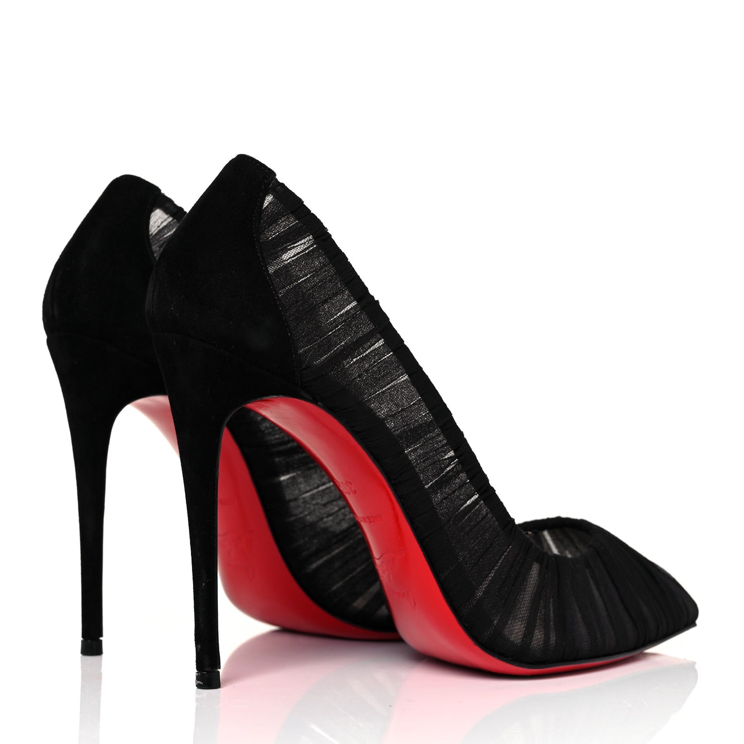 Tulle Suede Follies Draperia 100 Pumps 36.5 Black