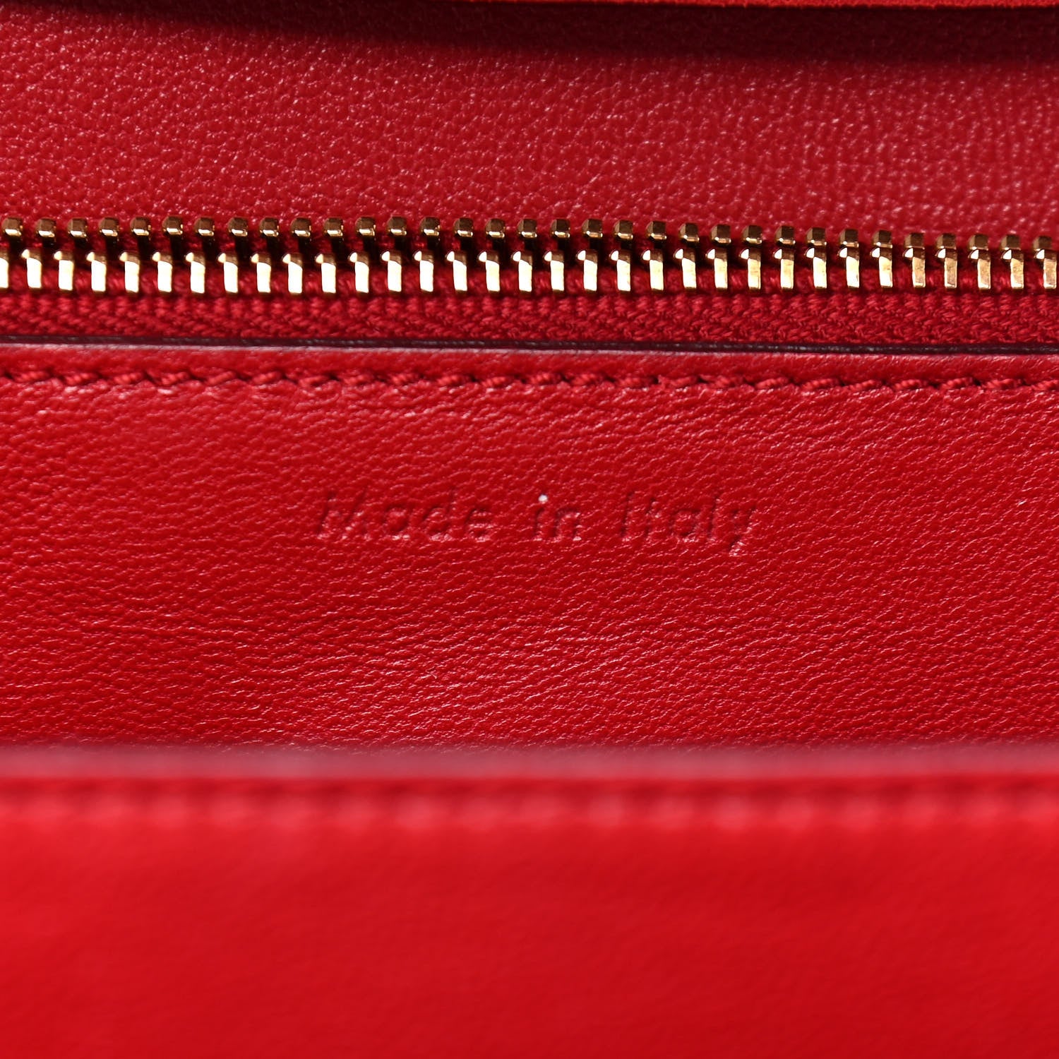 Celine Box Calfskin Medium Classic Box Flap Bag Red 7 of 10