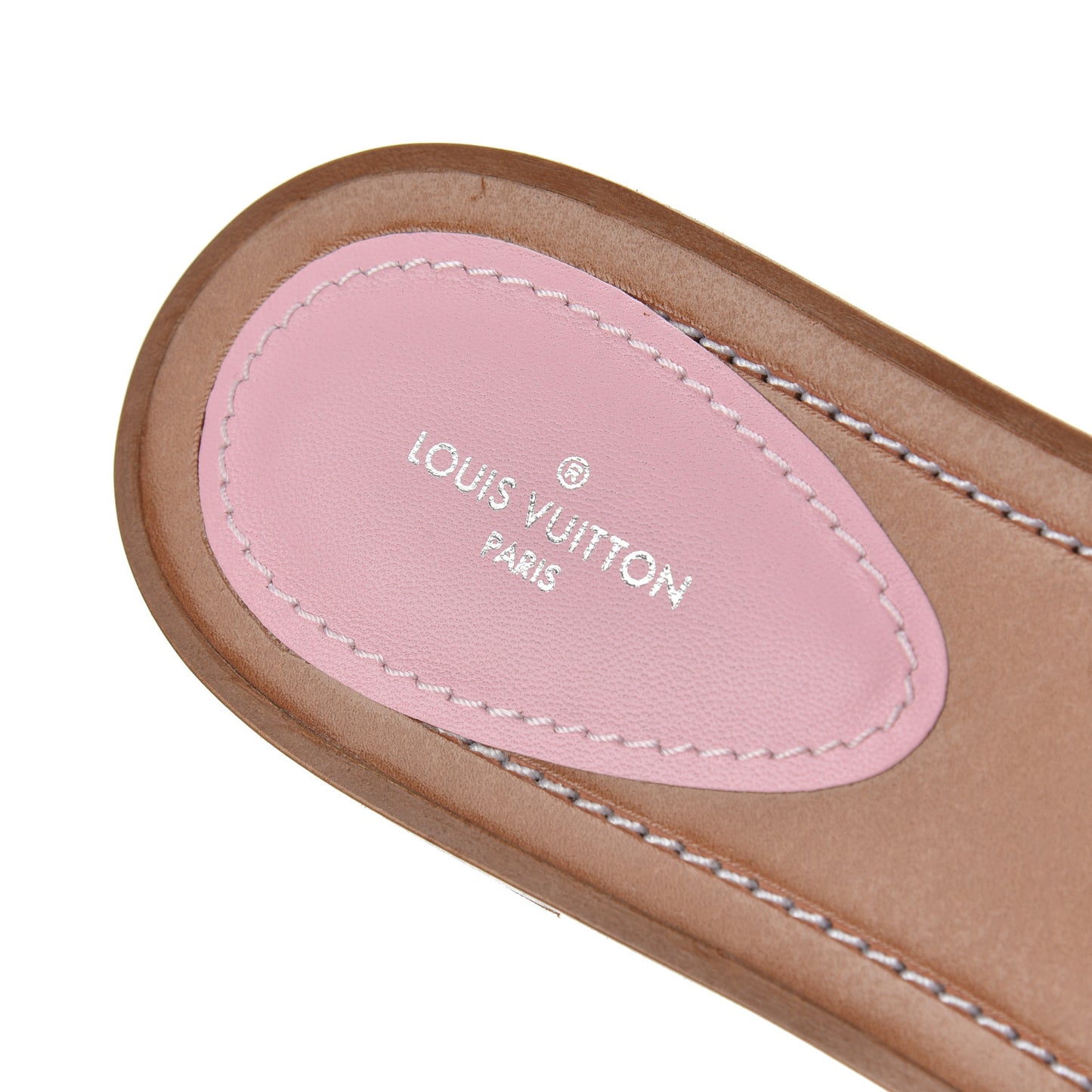 Monogram By The Pool Lock It Flat Mule 38 Pink