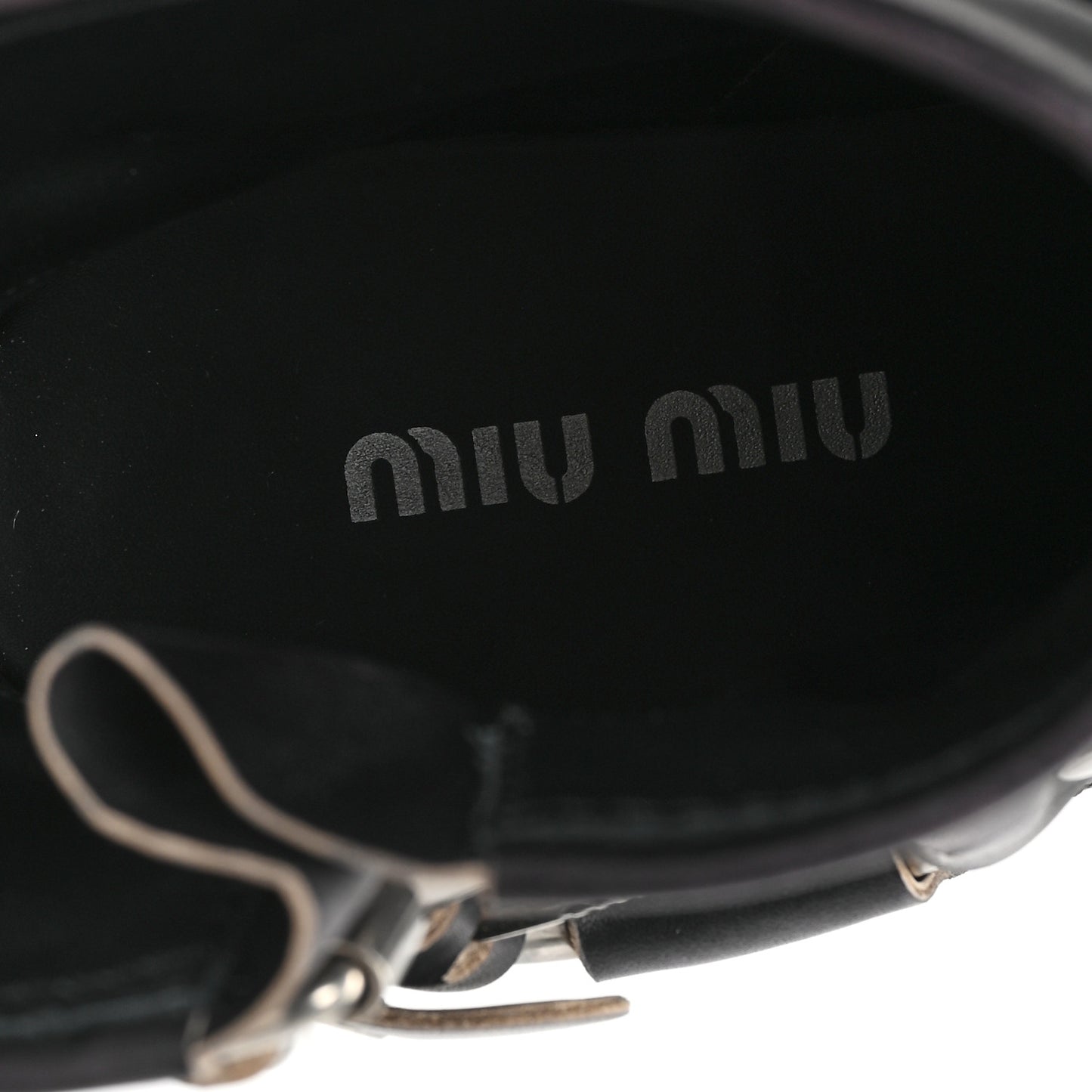 Calfskin Harness Enigneer Boots 40 Black