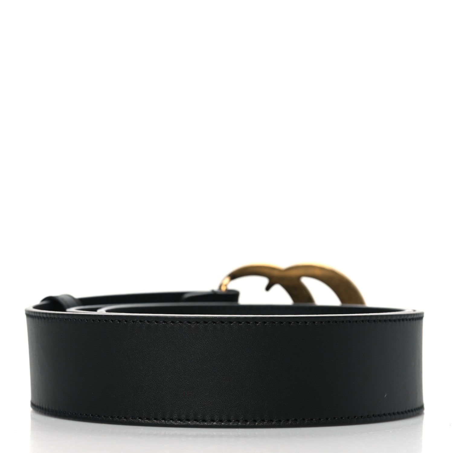 Gucci Calfskin Double G 40mm Belt 90 36 Black 3 of 7