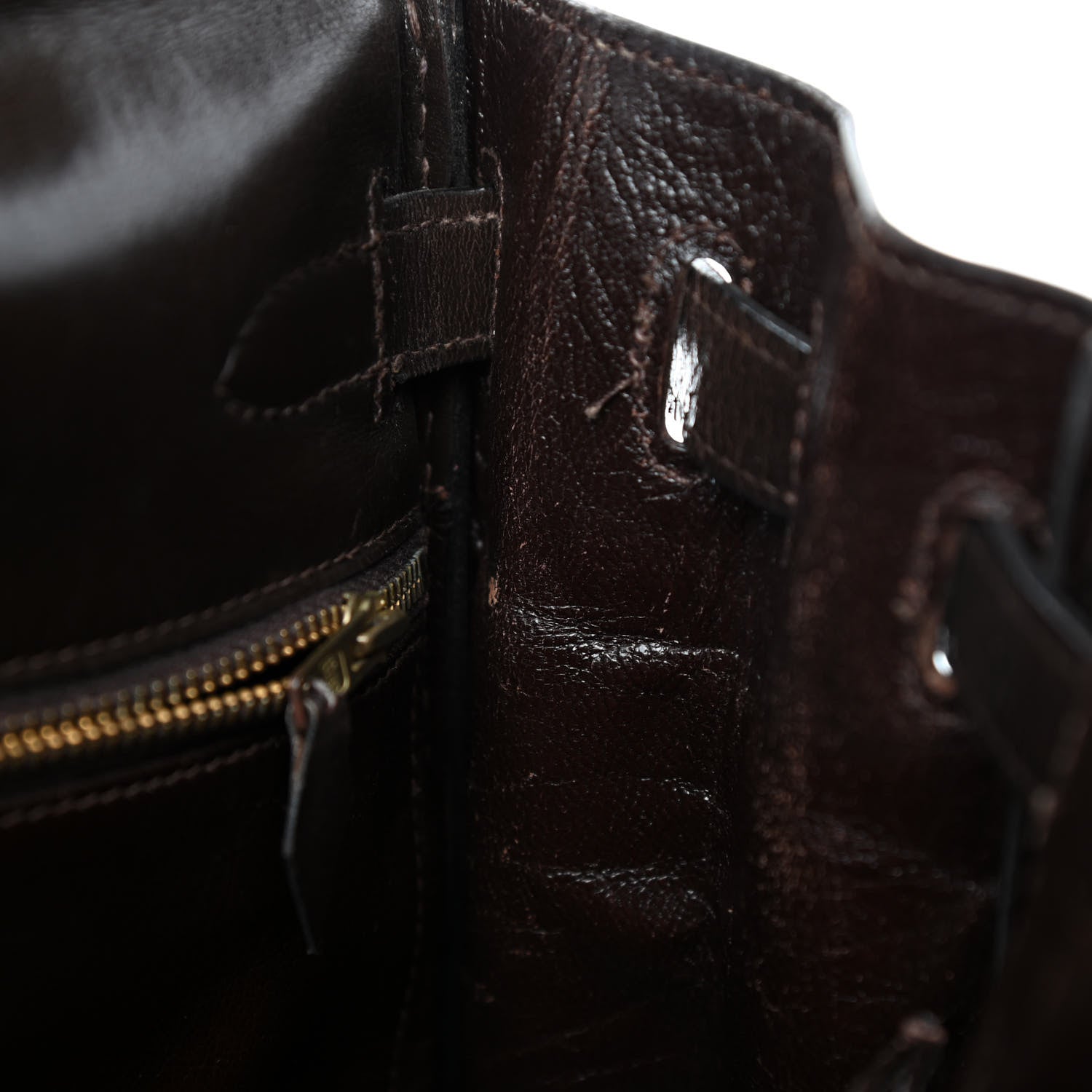 Hermes Box Kelly Retourne 32 Chocolate 9 of 13