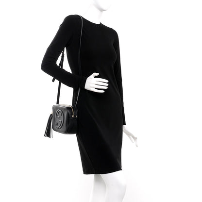 Gucci Pebbled Calfskin Small Soho Disco Bag Black 2 of 7