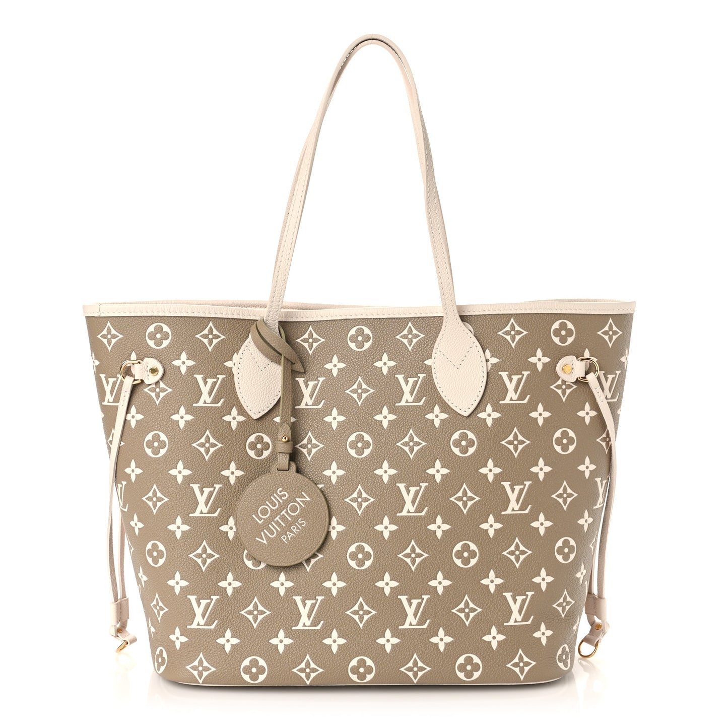 Empreinte Monogram Spring In The City Neverfull MM Kaki Beige Cream