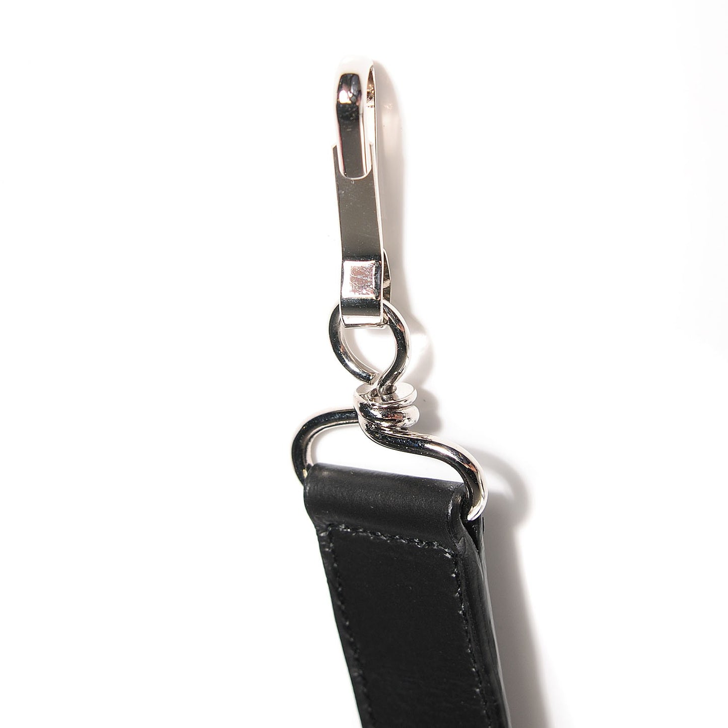 Matte Goatskin Rubber Covered Classic Hardware Mini City Black