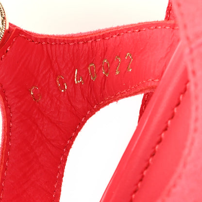 Chanel Suede Calfskin Chain Sandals 41 Fuchsia 9 of 9