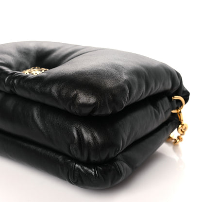 Loewe Lambskin Small Goya Puffer Bag Black 9 of 9