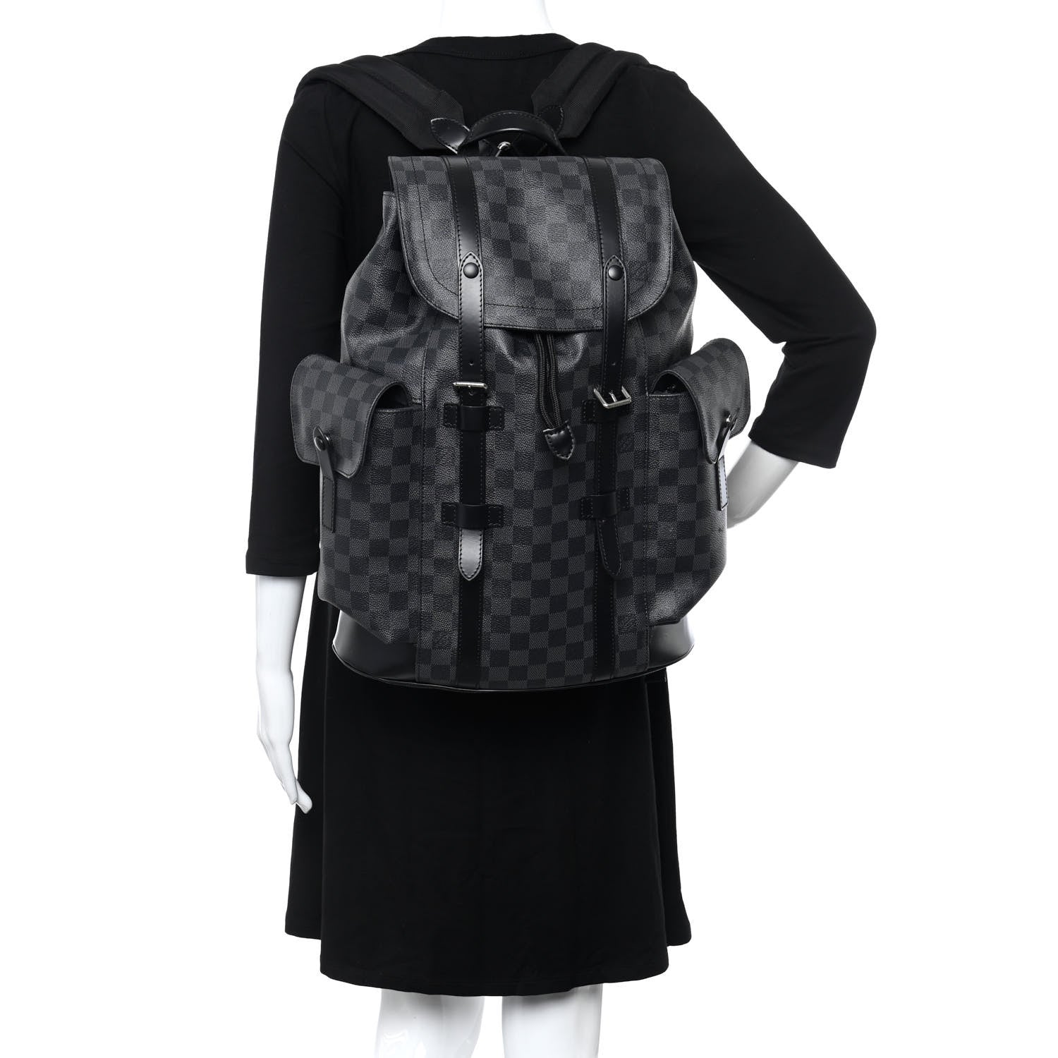 Louis Vuitton Damier Graphite Christopher PM Backpack 3 of 11