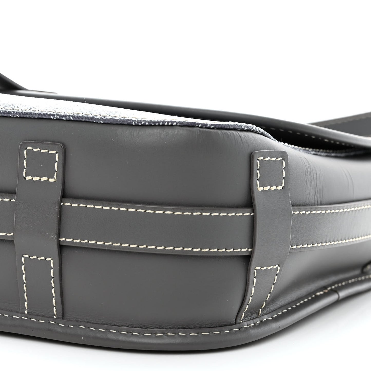 Goyardine Belvedere II MM Messenger Bag Grey