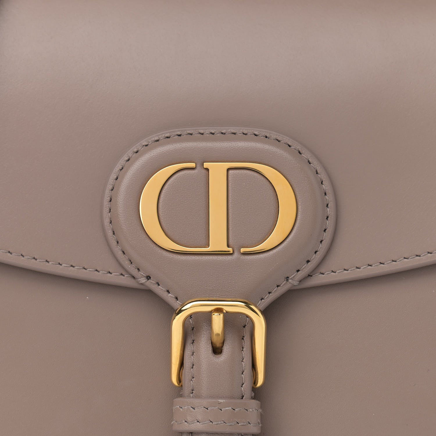 Christian Dior Box Calfskin Medium Bobby Flap Warm Taupe 11 of 12