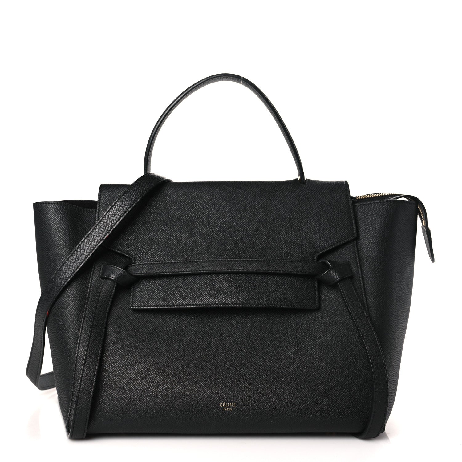 Celine Grained Calfskin Micro Belt Bag Navy 1 of 9