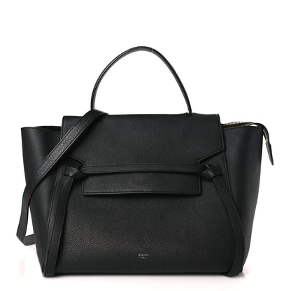 Celine Grained Calfskin Micro Belt Bag Navy 1 of 9