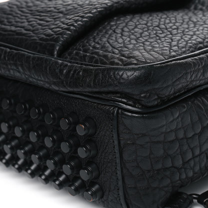 Alexander Wang Pebbled Lambskin Dumbo Backpack Black Matte Black Hardware 6 of 8