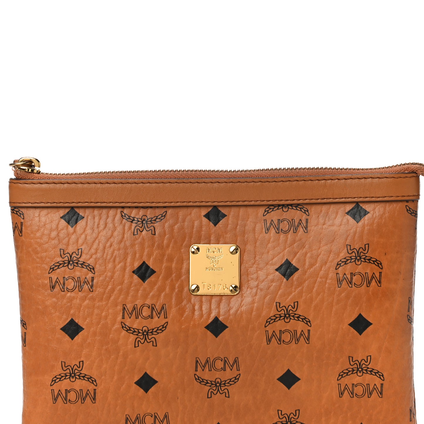 Visetos Zip Pouch Cognac
