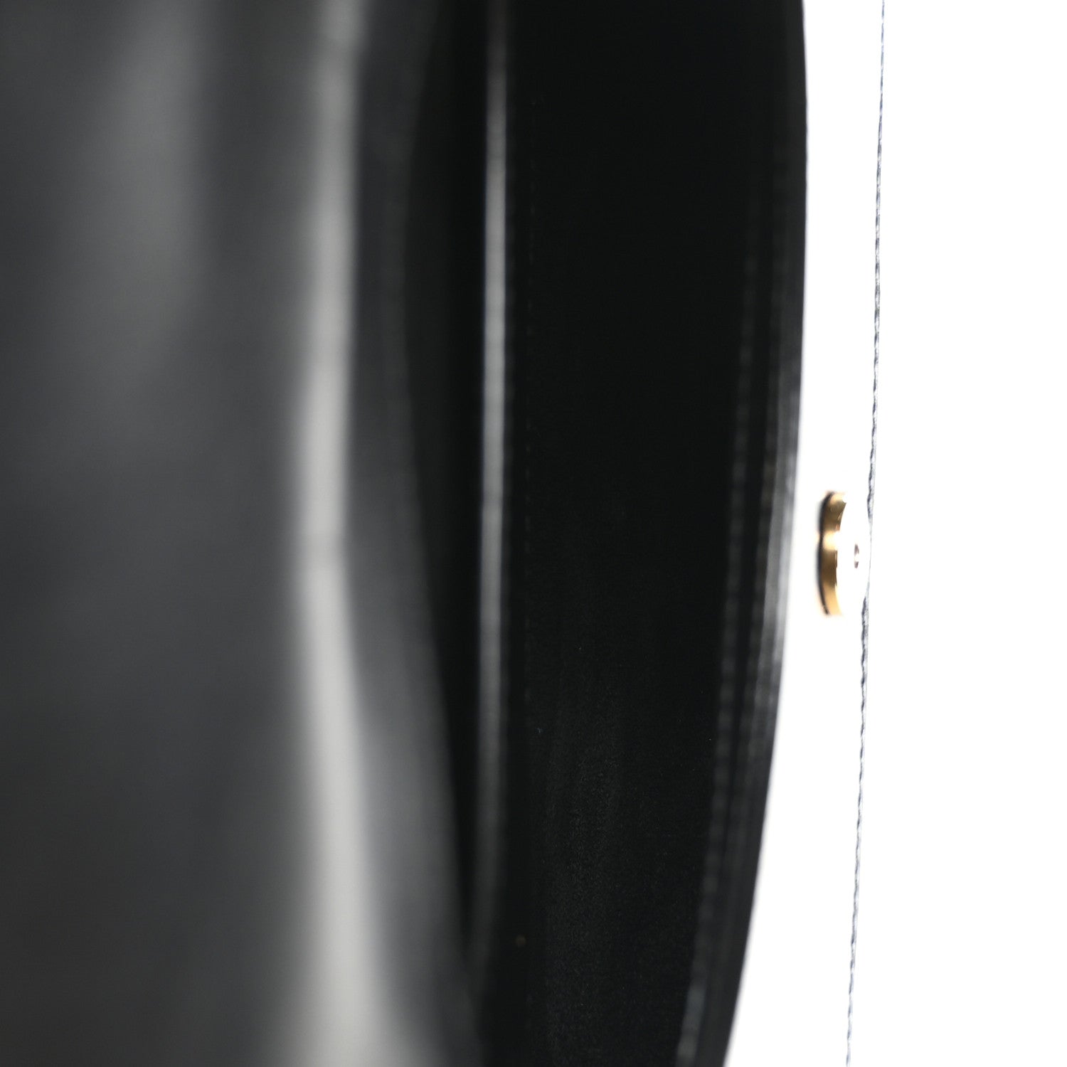 Saint Laurent Box Calfskin Mini Voltaire Top Handle Bag Black 5 of 11