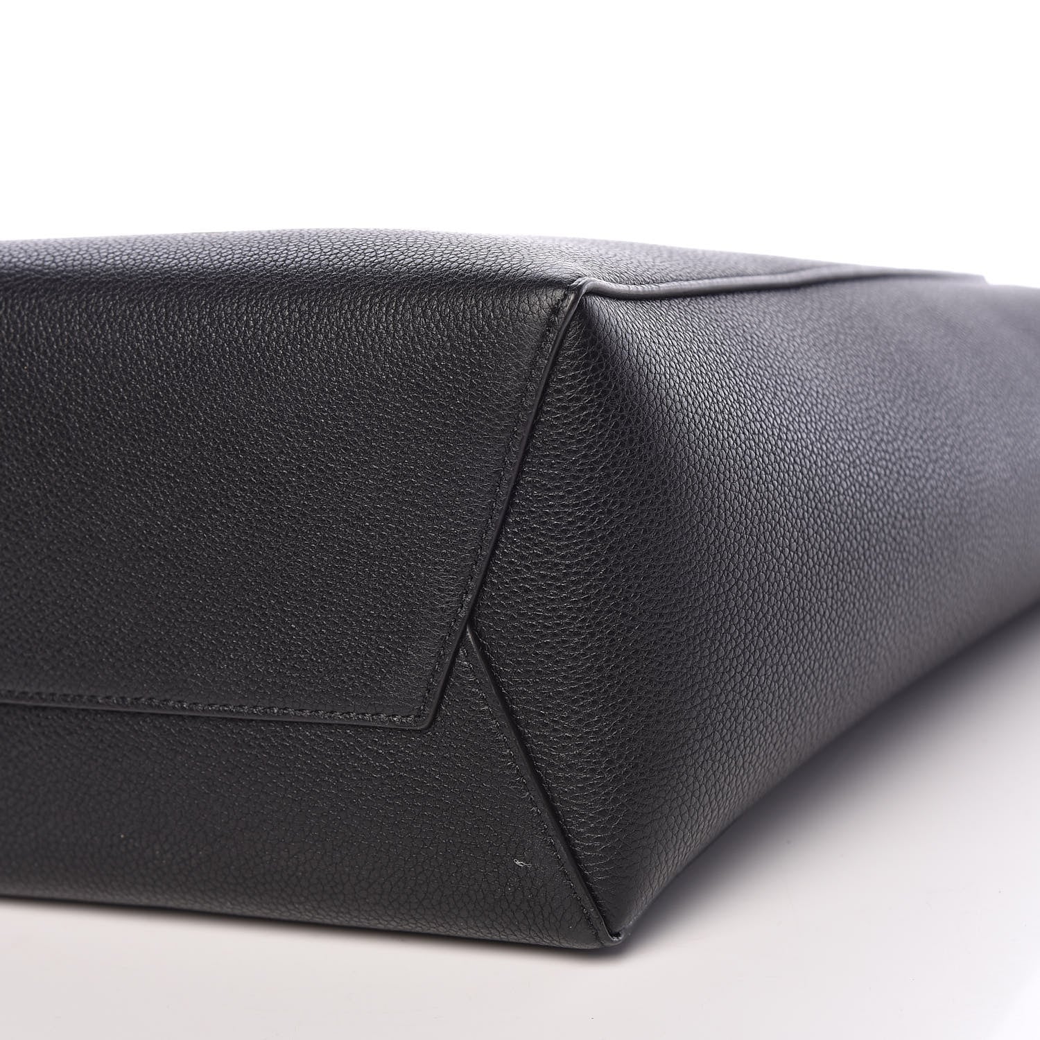 Celine Soft Grained Calfskin Small Sangle Bucket Bag Black 9 of 9
