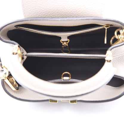 Louis Vuitton Taurillon Capucines BB Galet 4 of 9
