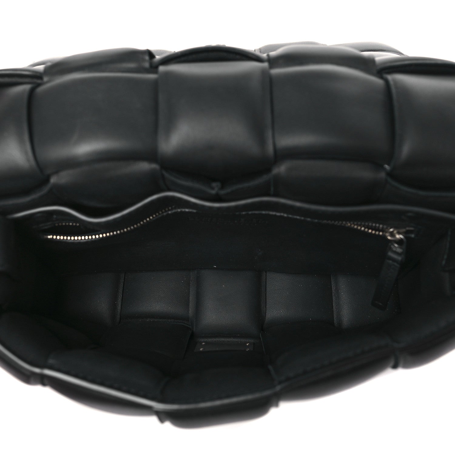 Bottega Veneta Nappa Maxi Intreccio Padded Cassette Crossbody Bag Black 5 of 9