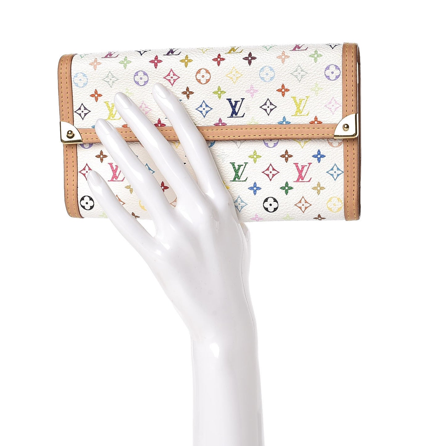Monogram Multicolor Porte Tresor International Wallet White