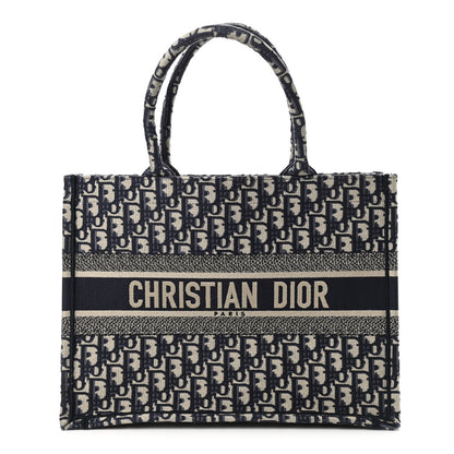 Christian Dior Oblique Medium Book Tote Blue Multicolor 1 of 9