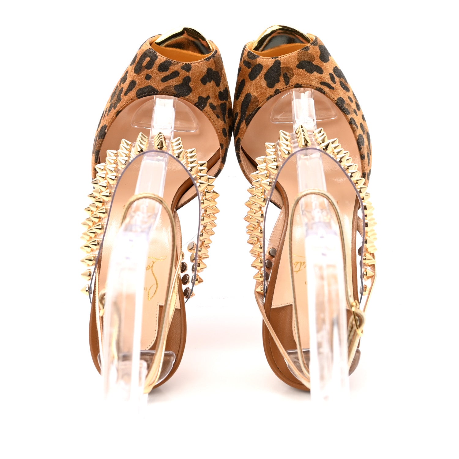 Christian Louboutin Levitagirl 120 Sandals 36 Leopard 2 of 9