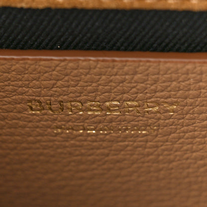 Burberry Derby Calfskin House Check Baby Macken Crossbody Bag Camel 6 of 8