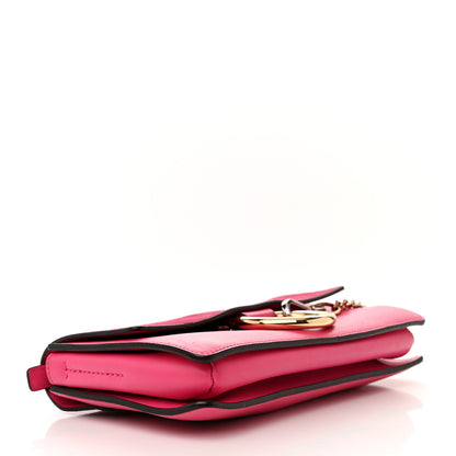 Chloe Suede Calfskin Small Faye Shoulder Bag Fuchsia Rose 4 of 14