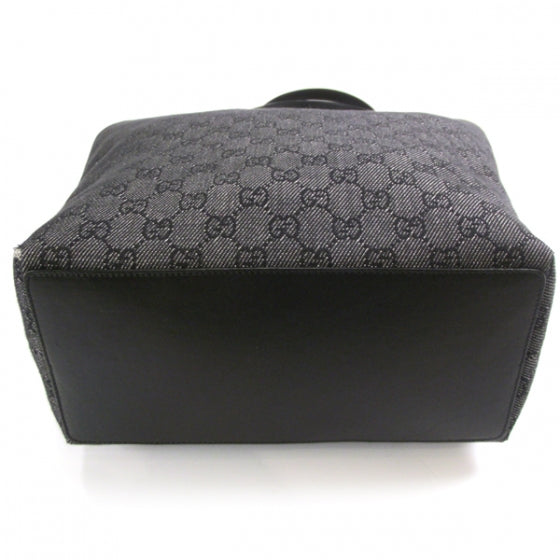 Denim Monogram Bucket Tote