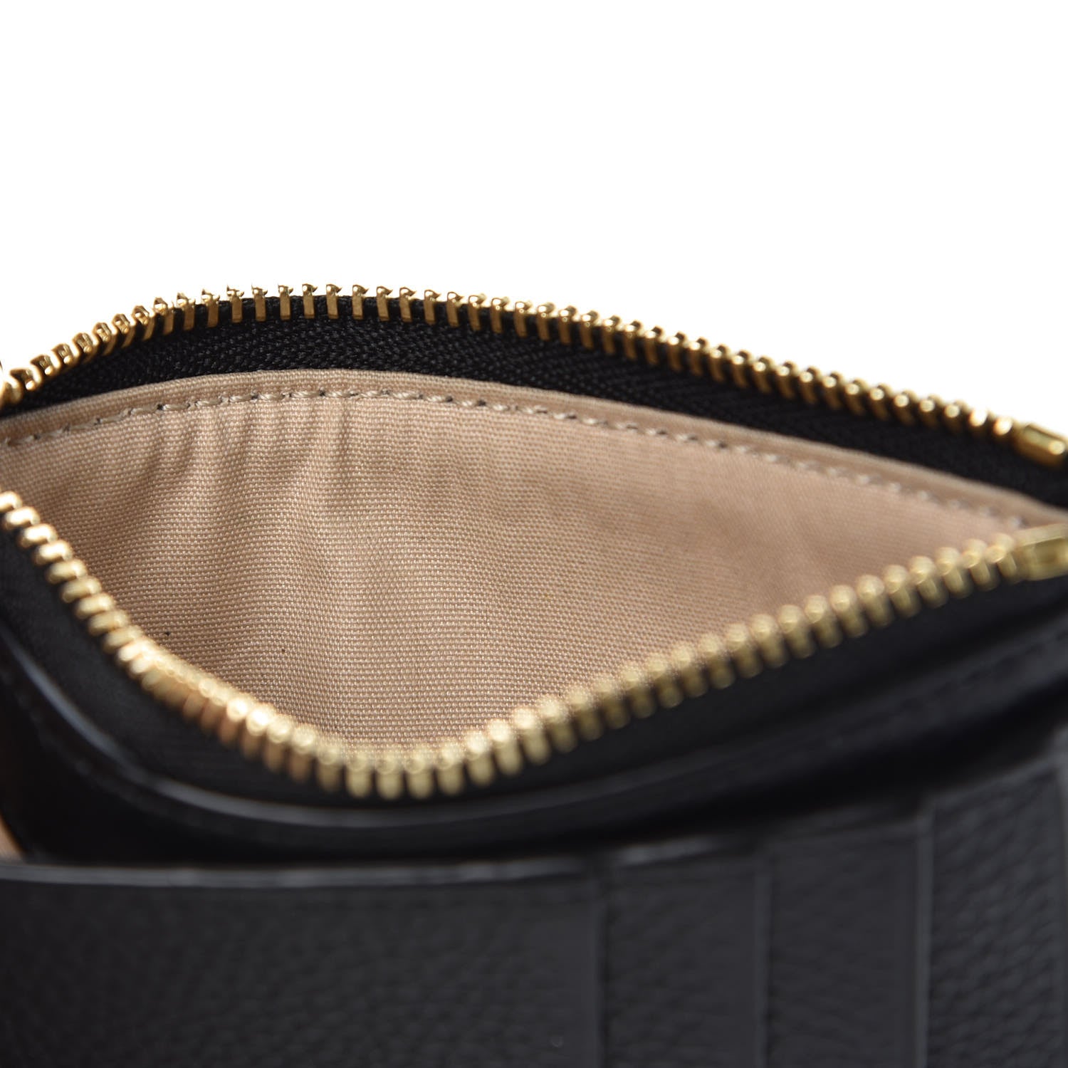 Chloe Grained Calfskin Drew Card Holder Black 8 of 9