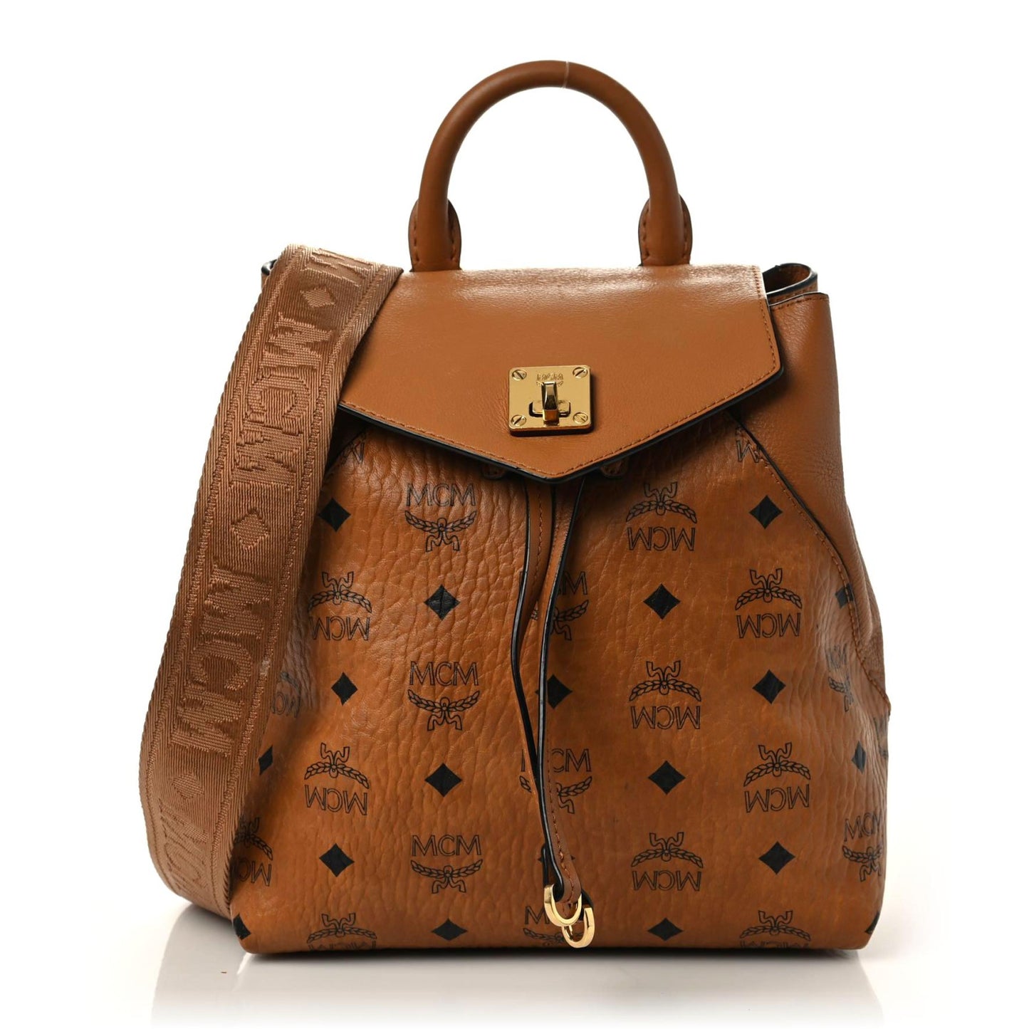 Visetos Small Essential Backpack Cognac