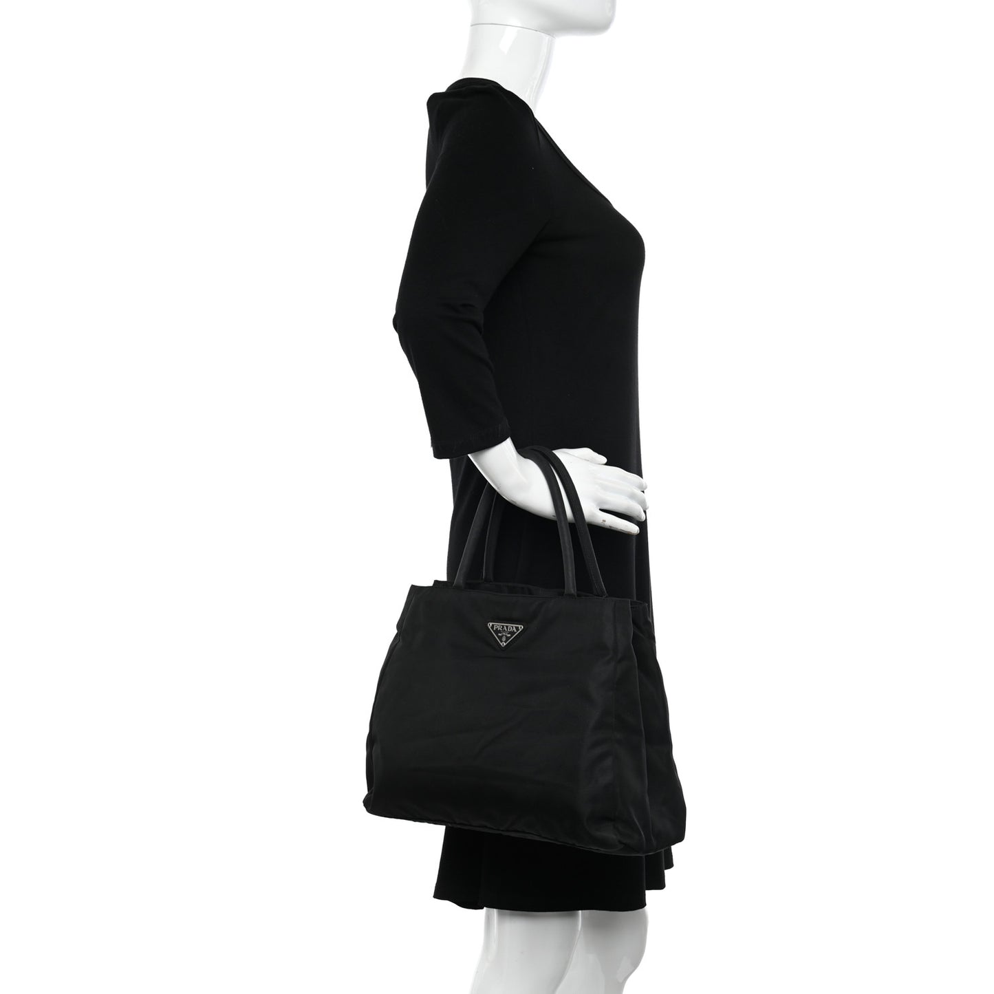 Tessuto Nylon Tote Black