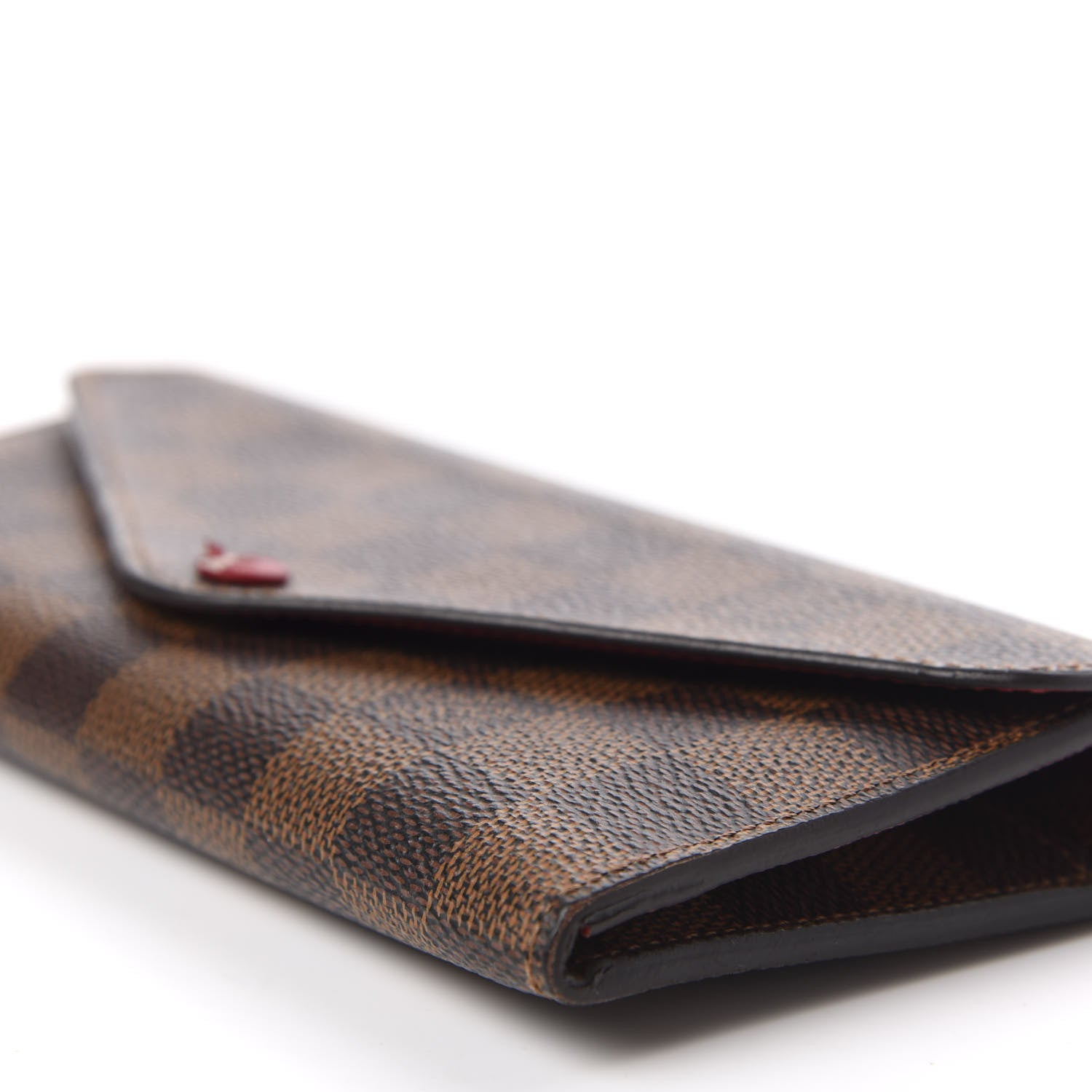 Louis Vuitton Damier Ebene Josephine Wallet Red 11 of 12